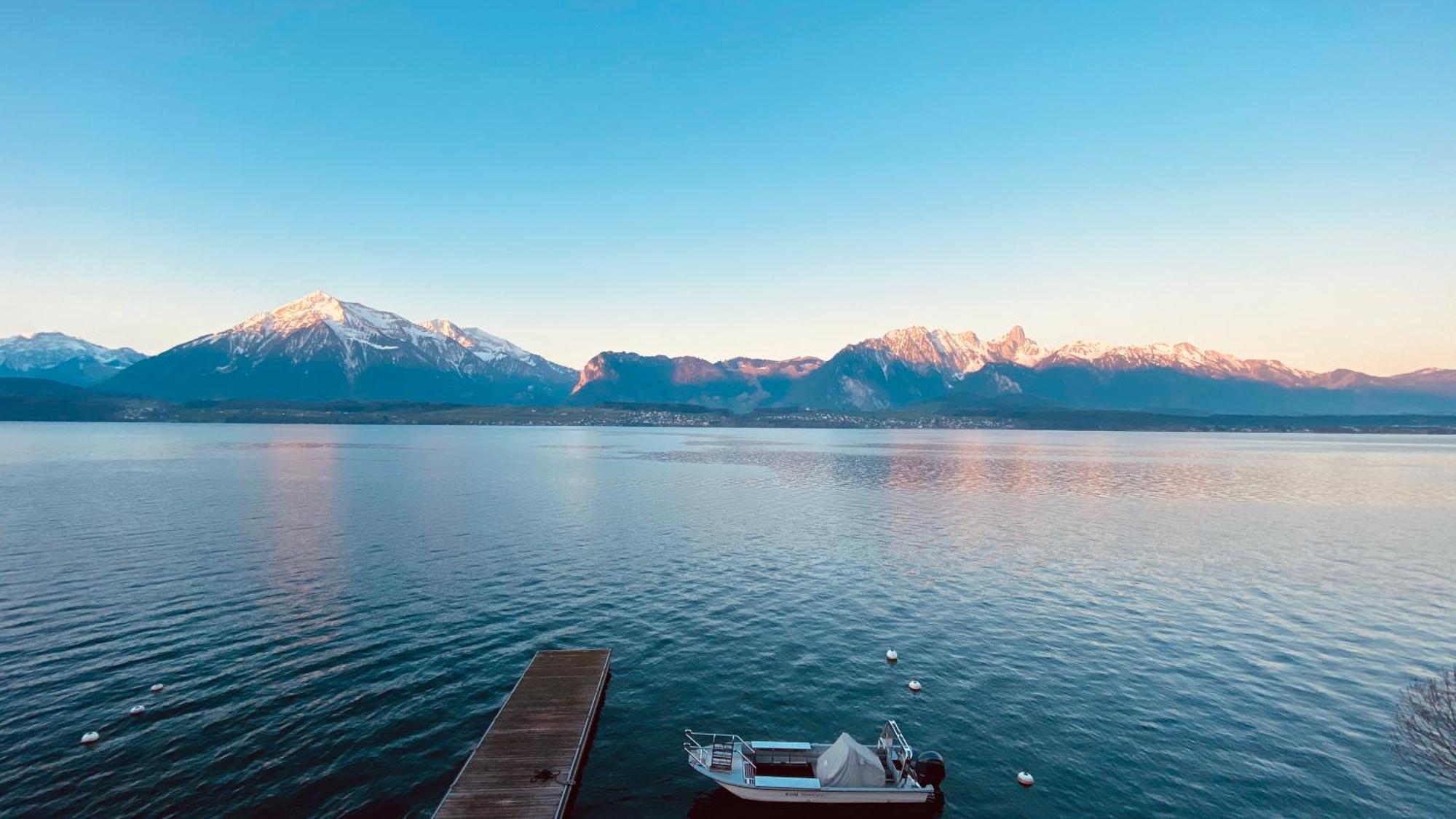 Dependance Stella Del Lago By Hotel Restaurant Bellevue Au Lac Тун Экстерьер фото